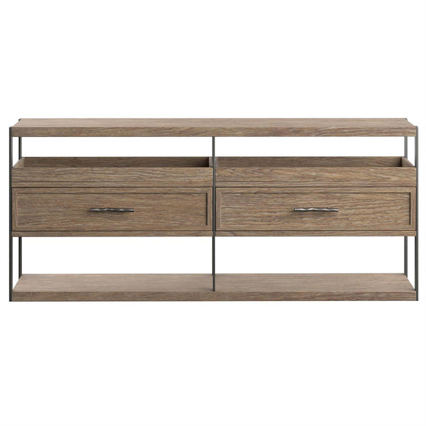 Home Fashion Casa Paros 2 Drawer Console Table