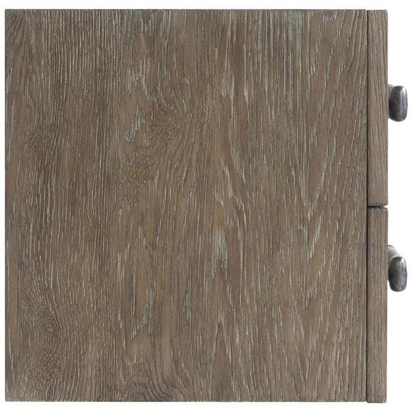 Home Fashion Casa Paros 2 Drawer Nightstand Playa