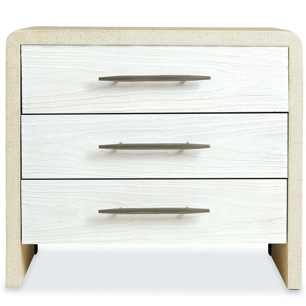 Home Fashion Cascade 3 Drawer Nightstand
