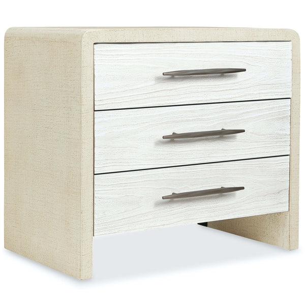 home fashion Cascade 3 Drawer Nightstand