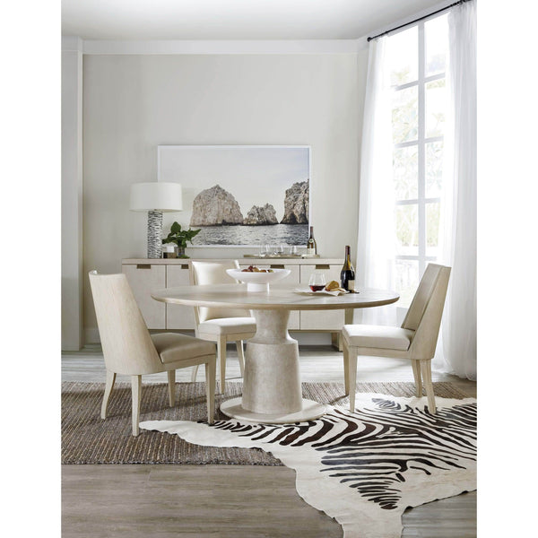 Home Fashion Cascade Pedestal Dining Table
