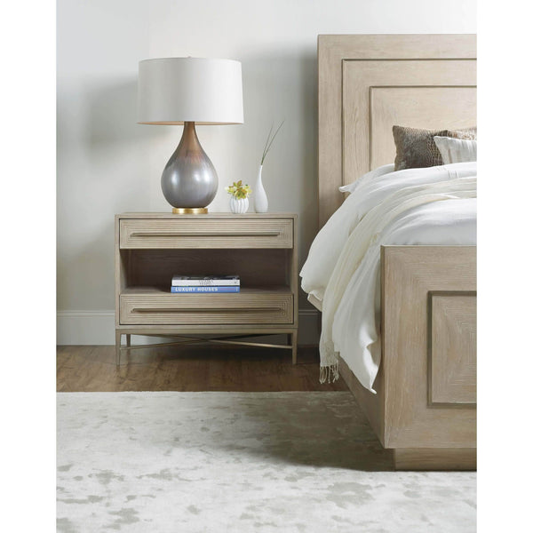 Home Fashion Cascade Two Drawer Nightstand