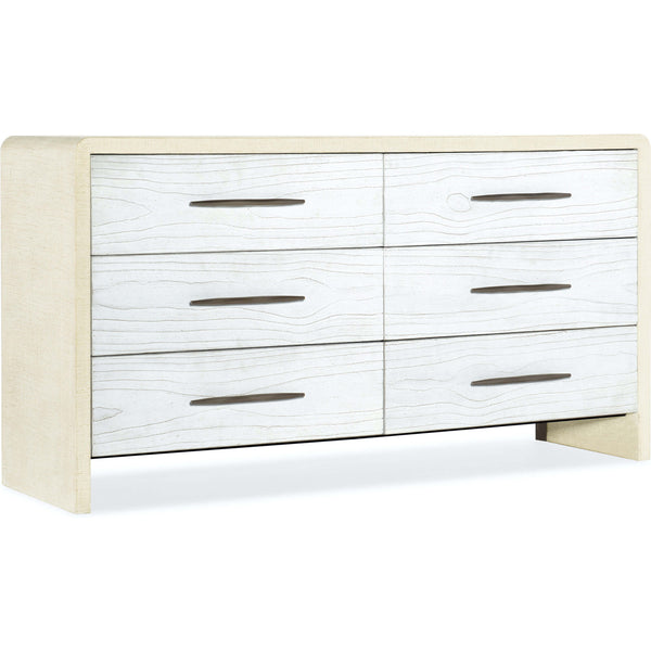 home fashion Cascade Two Tone Six Drawer Dresser