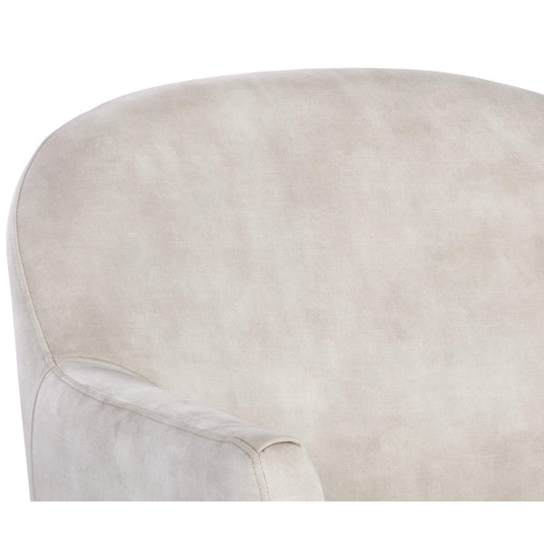 Home Fashion Casey Swivel Chair Nono Cream