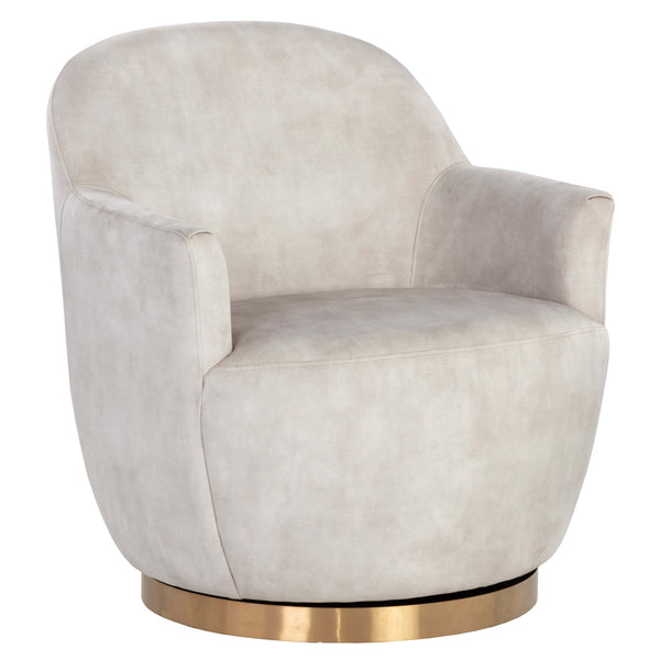 home fashion Casey Swivel Chair Nono Cream