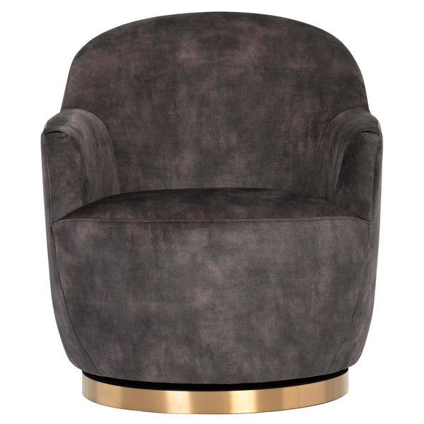 Home Fashion Casey Swivel Chair Nono Shitake