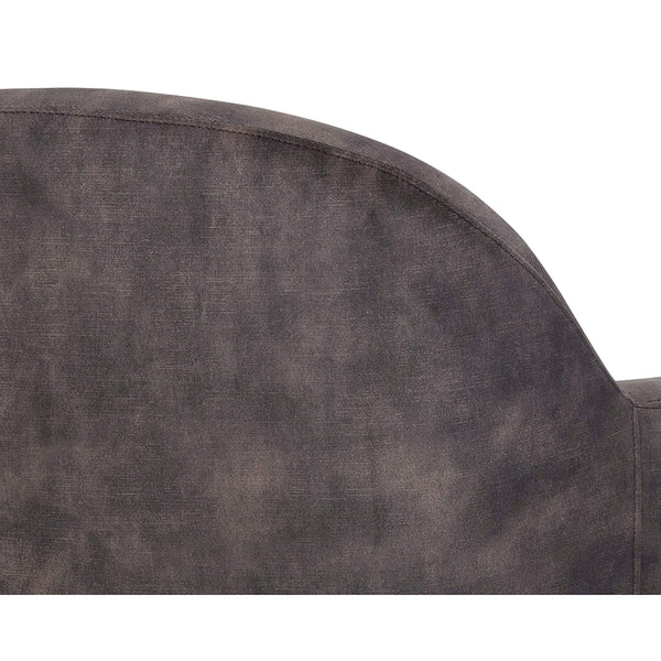 Home Fashion Casey Swivel Chair Nono Shitake