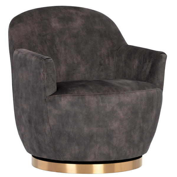 home fashion Casey Swivel Chair Nono Shitake