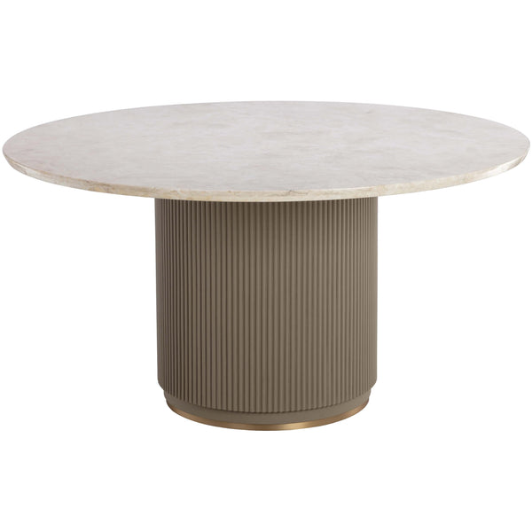 home fashion Cataldi Round Dining Table Taupe