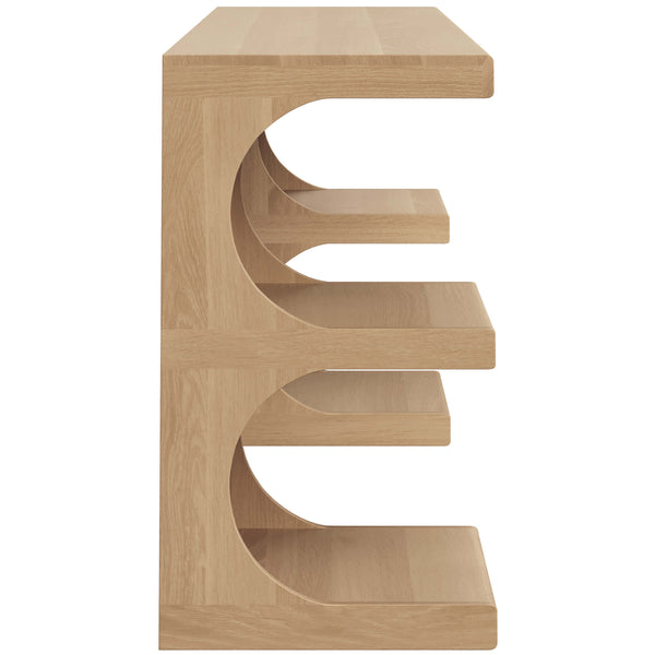 Home Fashion Catrine Desk Rustic Oak