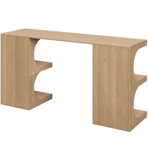 Home Fashion Catrine Desk Rustic Oak