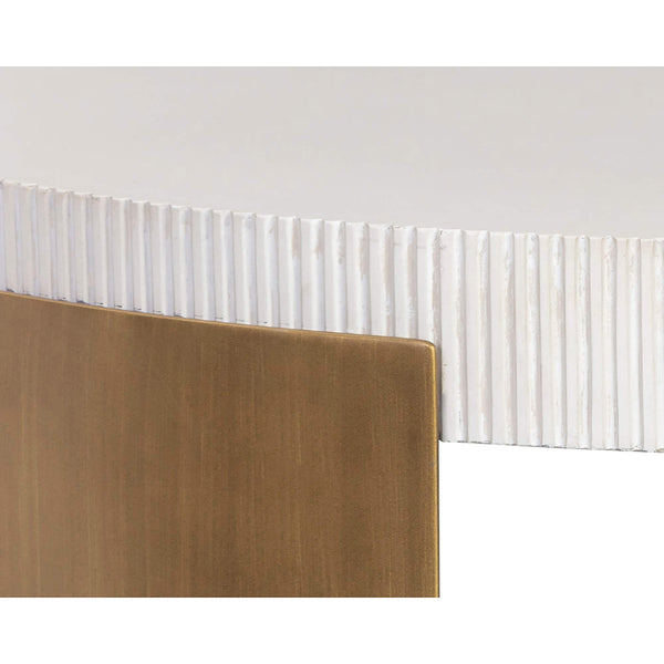 Home Fashion Cavette Coffee Table White