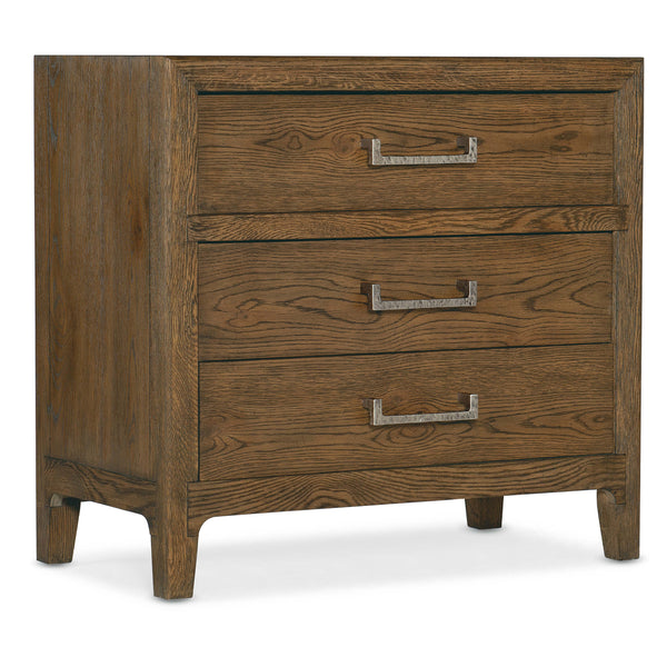 home fashion Chapman 3 Drawer Nightstand