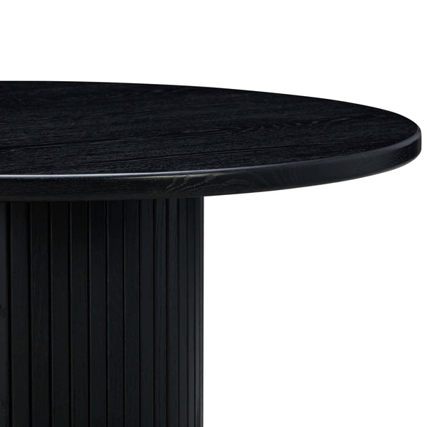 Home Fashion Chelsea Round Dining Table Black