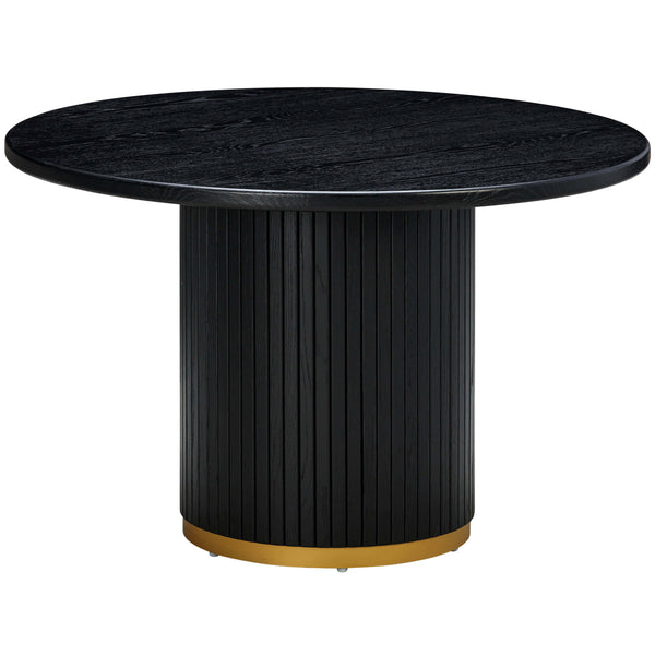 home fashion Chelsea Round Dining Table Black