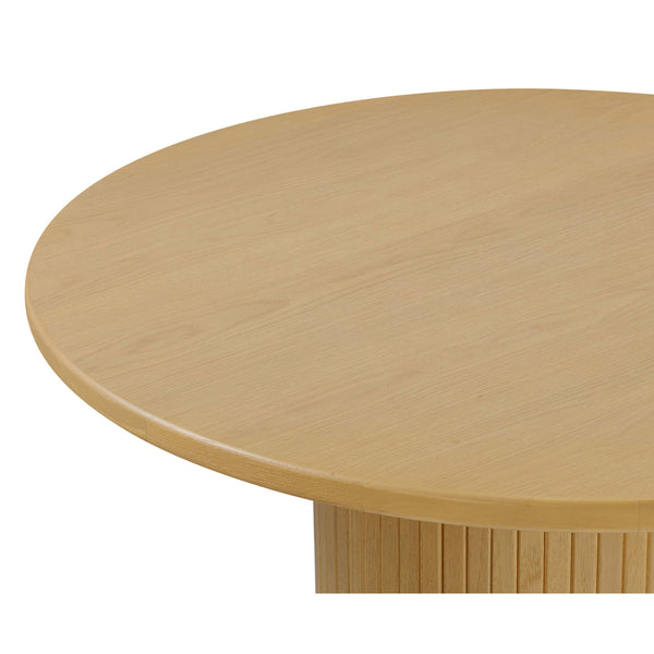 Home Fashion Chelsea Round Dining Table Natural