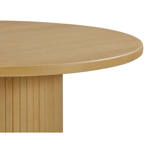 Home Fashion Chelsea Round Dining Table Natural