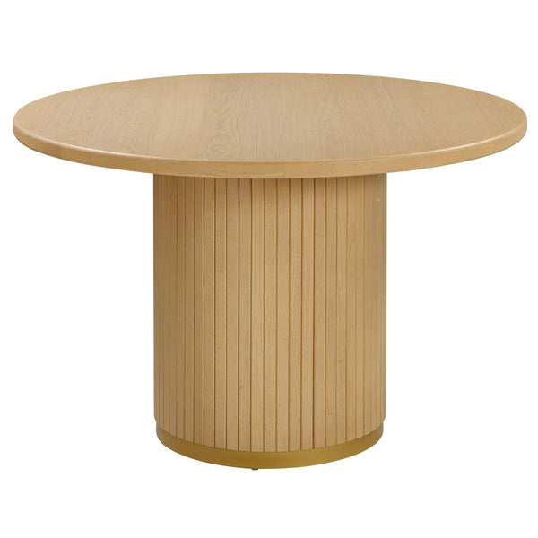 home fashion Chelsea Round Dining Table Natural