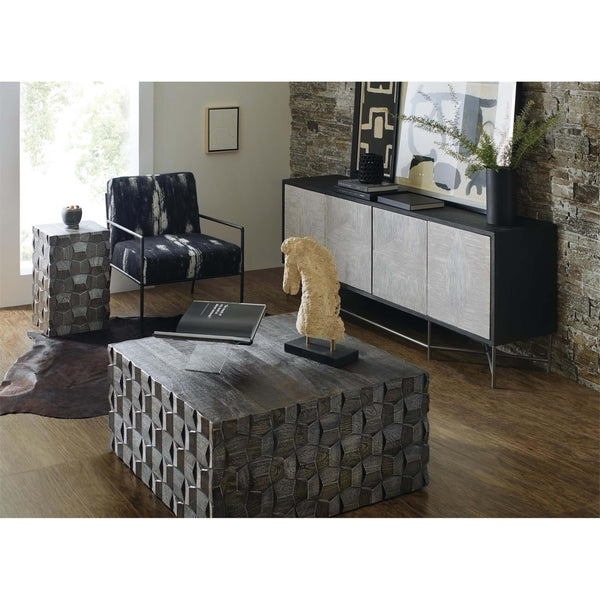 Home Fashion Chiseling Cocktail Table