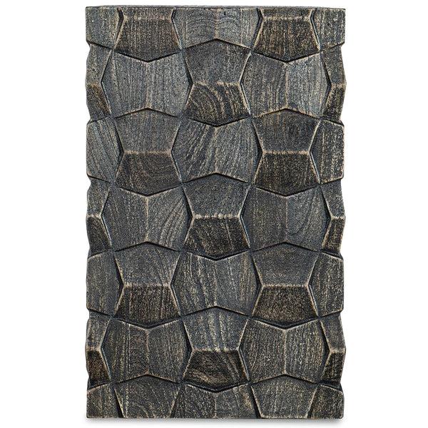 Home Fashion Chiseling End Table