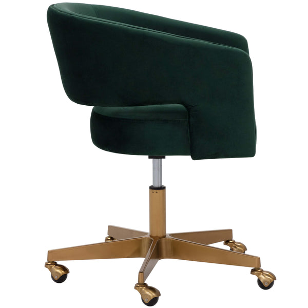 Home Fashion Claren Office Chair Deep Green Sky