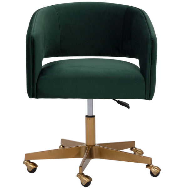 Home Fashion Claren Office Chair Deep Green Sky