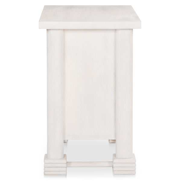 Home Fashion Clement Nightstand Whitewashed