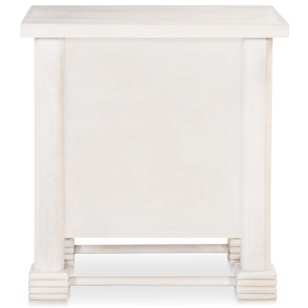 Home Fashion Clement Nightstand Whitewashed