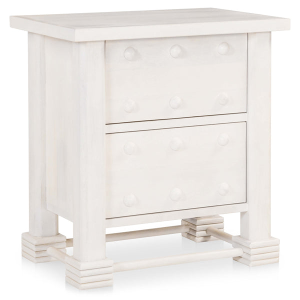 home fashion Clement Nightstand Whitewashed