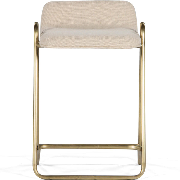 Home Fashion Clipper Counter Stool Antique Brass