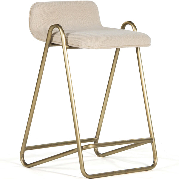 home fashion Clipper Counter Stool Antique Brass