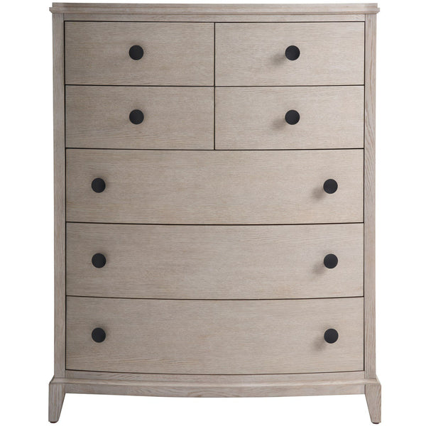 Home Fashion Coalesce 7 Drawer Chest Rolling Fog
