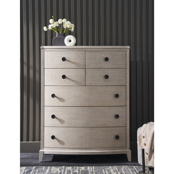 Home Fashion Coalesce 7 Drawer Chest Rolling Fog