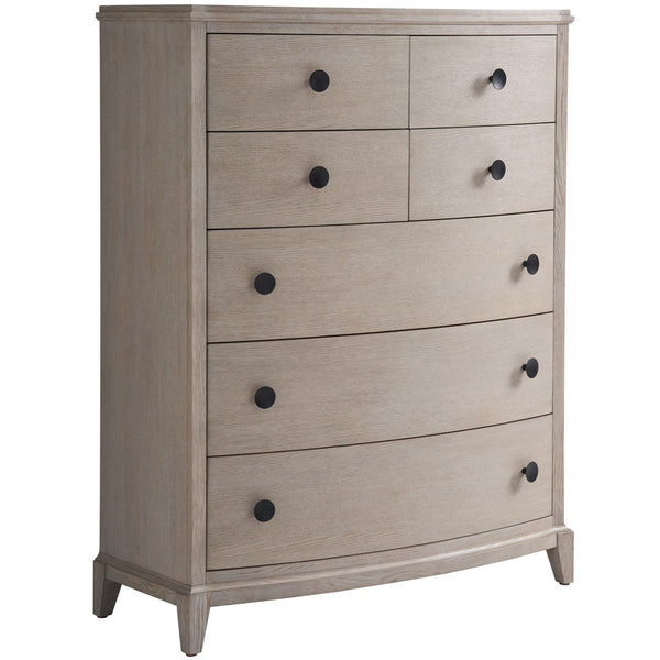 home fashion Coalesce 7 Drawer Chest Rolling Fog