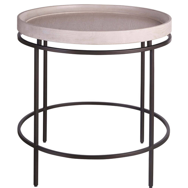 Home Fashion Coalesce End Table Rolling Fog