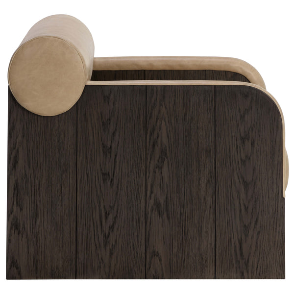 Home Fashion Coburn Leather Chair Sahara Sand