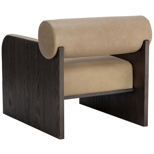 Home Fashion Coburn Leather Chair Sahara Sand