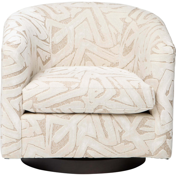 Home Fashion Coltrane Swivel Chair ACDC Natural
