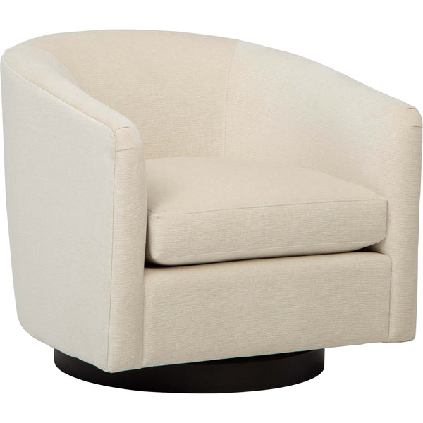home fashion Coltrane Swivel Chair Colby Cream
