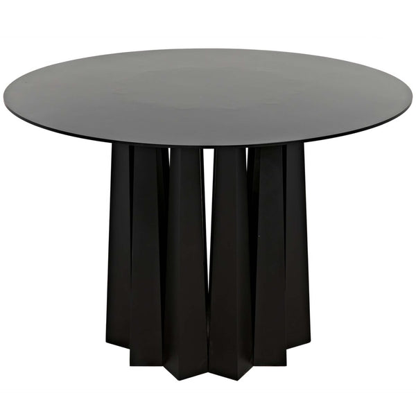 Home Fashion Column Dining Table Black