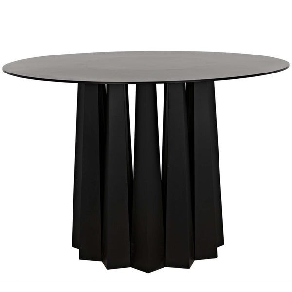 home fashion Column Dining Table Black