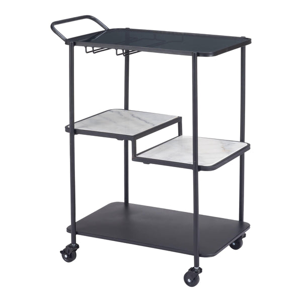 home fashion Constanza Bar Cart Black
