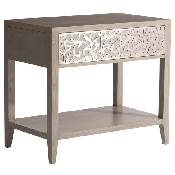 home fashion Cornelia 1 Drawer Nightstand Nebbia
