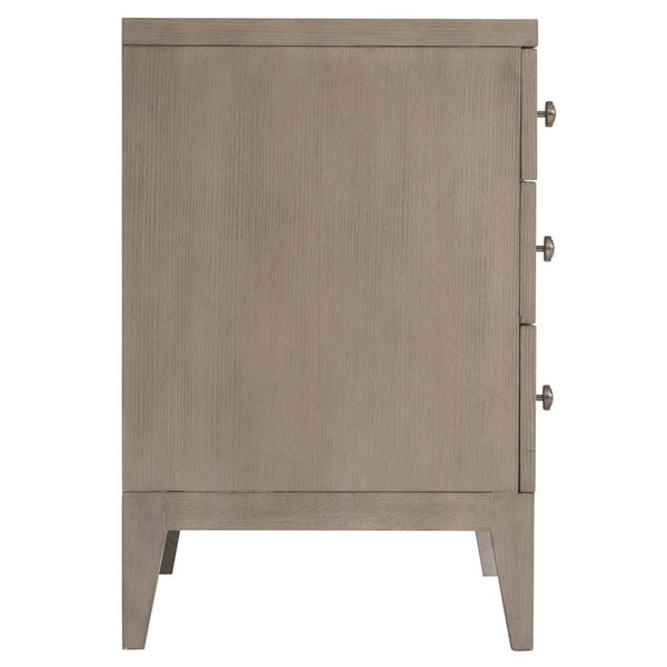 Home Fashion Cornelia 3 Drawer Nightstand Nebbia