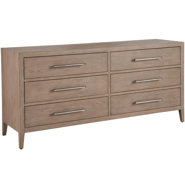 home fashion Cove 6 drawer Dresser Gray Oak