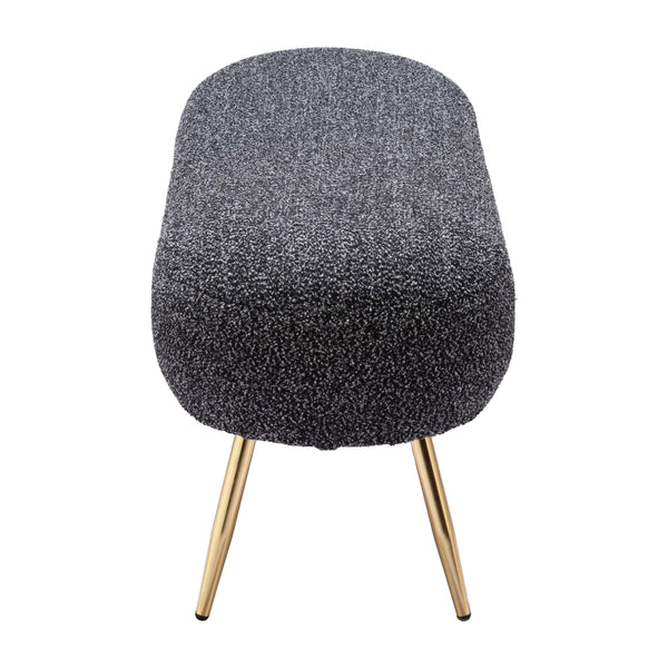 Home Fashion Creek Bench Glitter Black