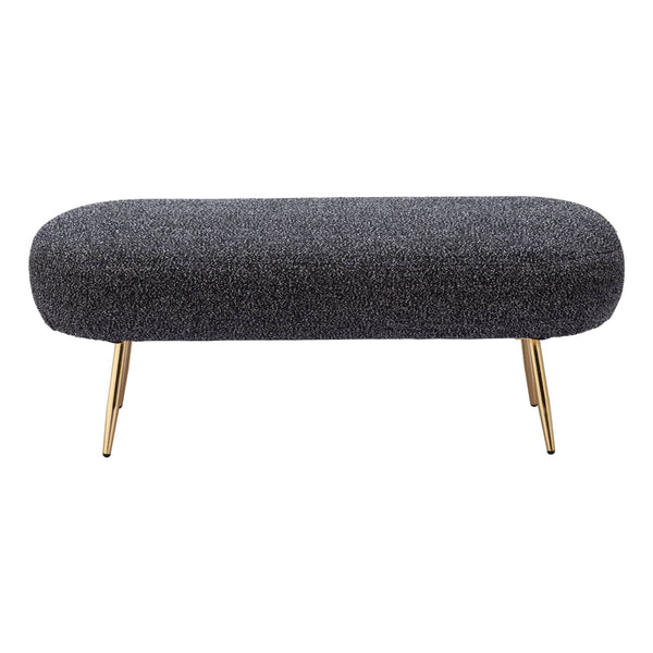 Home Fashion Creek Bench Glitter Black