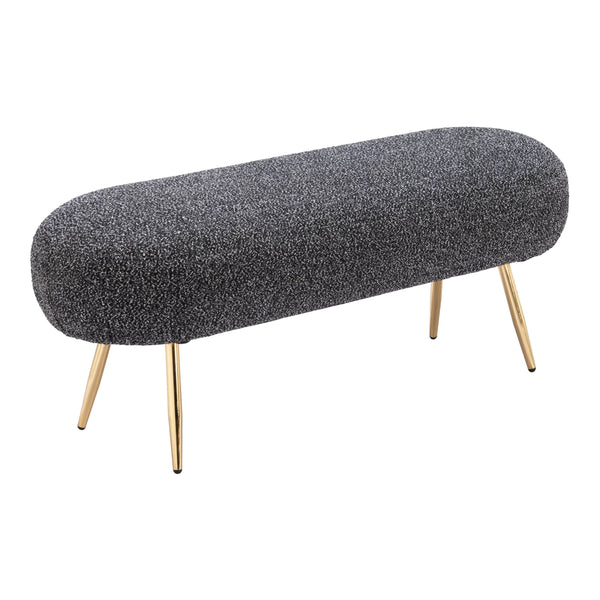 home fashion Creek Bench Glitter Black