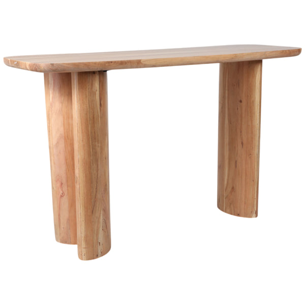 Home Fashion Curved Leg Console Natural