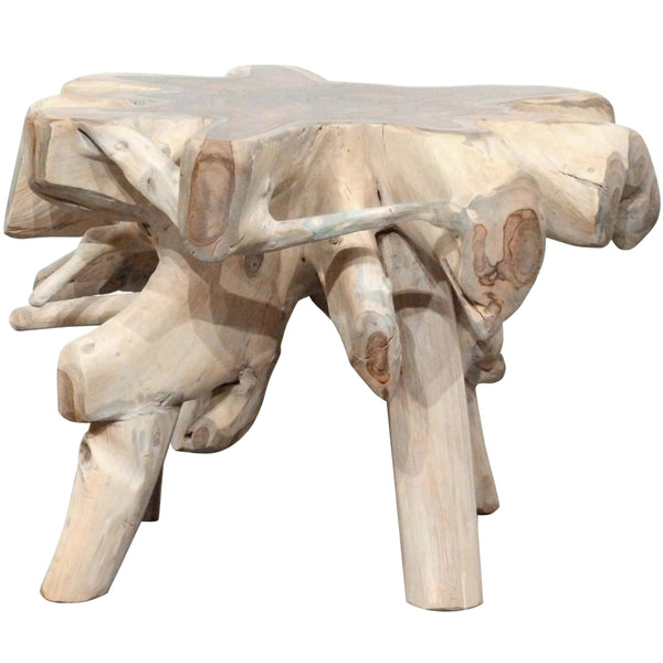 Home Fashion Cypress End Table White Wash